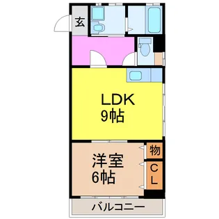丸利ビル【2階】の間取り