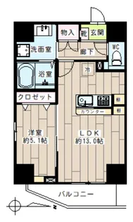 グランディール【6階】の間取り