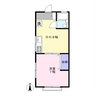 カーサブランカ【1階】の間取り