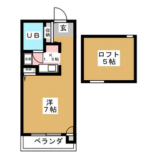 ツインアールナカオ【2階】の間取り