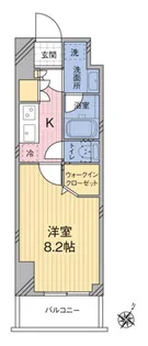 MODIER HATAGAYA【12階】の間取り