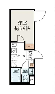 クォーク川崎の間取り