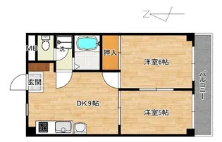 ドリームハウス【2階】の間取り