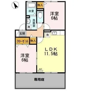 カーサ21【2階】の間取り