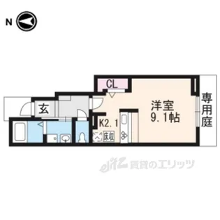 Casa内膳【1階】の間取り