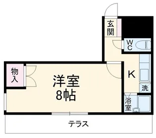 プラティークハイツ【3階】の間取り