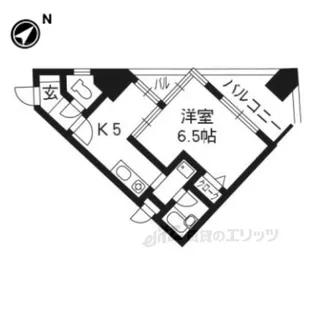 エスリード京都駅前【7階】の間取り