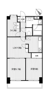 ピュアシティ横浜6【6階】の間取り