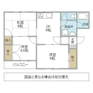 メゾン八幡【2階】の間取り