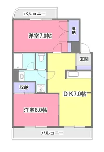 渋谷マンション【1階】の間取り