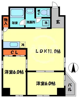 カナオリビル【3階】の間取り