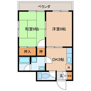 福島第3ビル【6階】の間取り