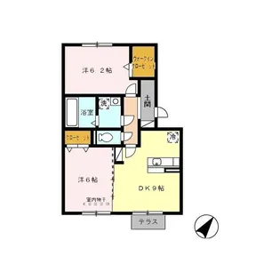 コンフォール【1階】の間取り