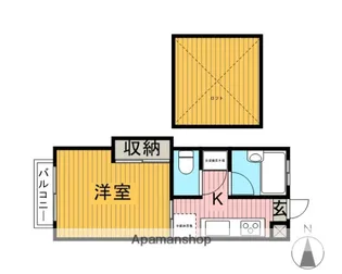 リバーサイドスギモト【2階】の間取り