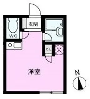 レスポワール青井公園【1階】の間取り