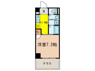 さわくもマンション【1階】の間取り