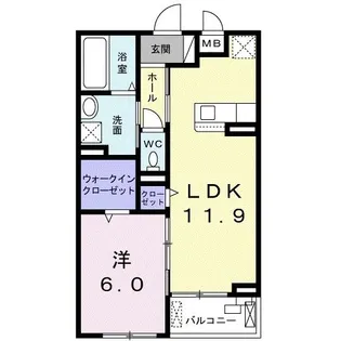 エトワール C【2階】の間取り