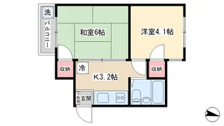 マイキャッスル西小山第3【3階】の間取り