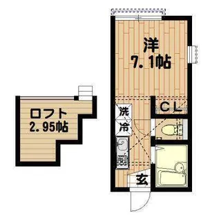 ハーミットクラブハウス上大岡【1階】の間取り