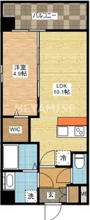 modern palazzo長大医学部前【1階】の間取り