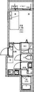 KEIAI RESIDENCE 北野【3階】の間取り
