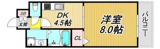 コスモスコート【3階】の間取り