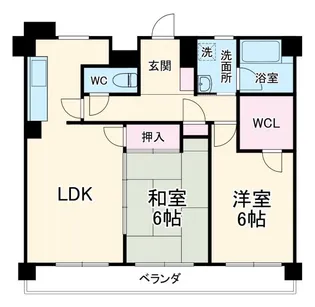 フォレストヒル【1階】の間取り