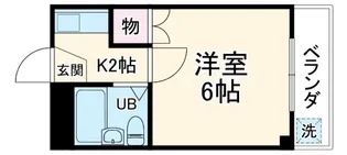 レインボー東千代田【3階】の間取り