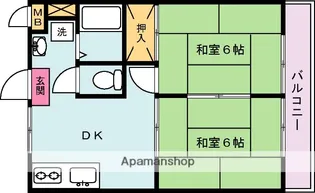 キープハウス【3階】の間取り