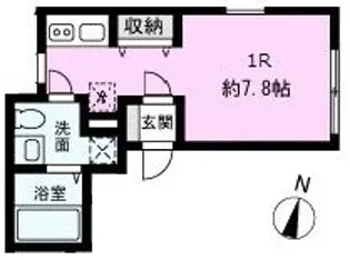 アトラスカーロ石神井公園【2階】の間取り