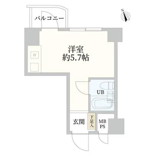 新宿ダイカンプラザシティーI【8階】の間取り