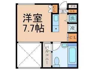 アッパルタメント プラート【3階】の間取り