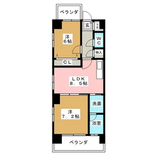 アネシスYM【2階】の間取り