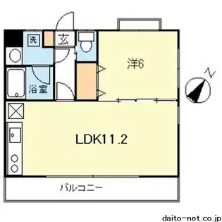 ベイシエ【2階】の間取り