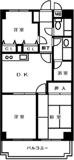 藤セルシオ【6階】の間取り