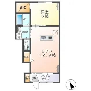 クレーネB【1階】の間取り