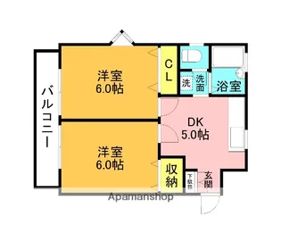 ラ・パス【2階】の間取り