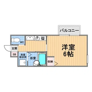 新和パレス西宮ガーデンズ前【1階】の間取り