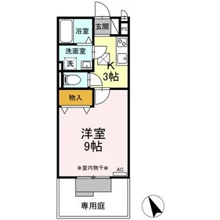 ロワールII【1階】の間取り