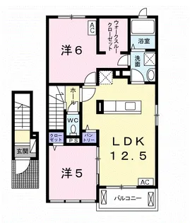 ノーブル グラス【2階】の間取り