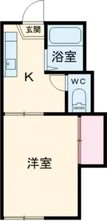 サニーハイツ【1階】の間取り