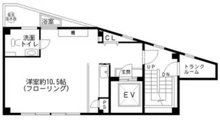 88北浜ウイング【4階】の間取り