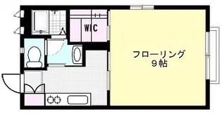 プロスパ藤井弐番館【2階】の間取り