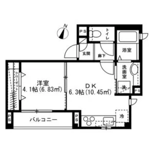 レ・ファミール【2階】の間取り