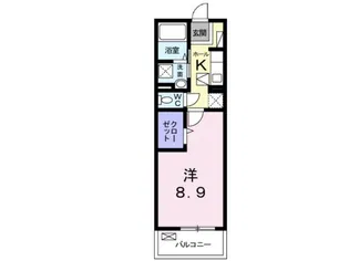 シャングリ・ラ【1階】の間取り