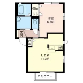 レルシールA【2階】の間取り