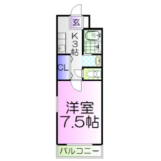 マリンステージイシズ【3階】の間取り
