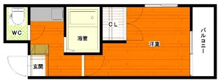 広島県広島市西区天満町【マンション】の間取り