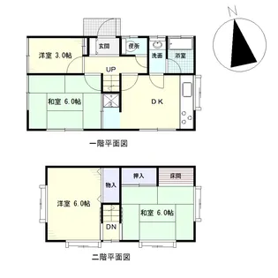 広島県広島市安佐北区口田南4【一戸建】の間取り