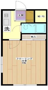 ジェント目黒本町【2階】の間取り
